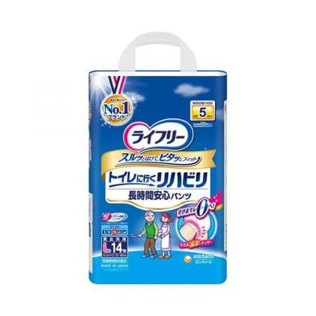Unicharm Lifely Rehabilitation Pants L 14 pieces