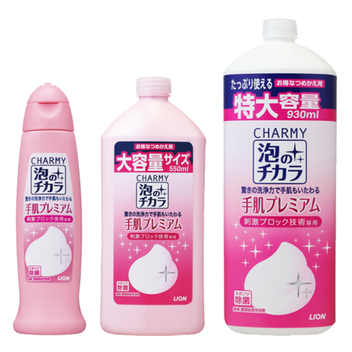 獅王 CHARMY泡的力量 手肌高階版 240ml
