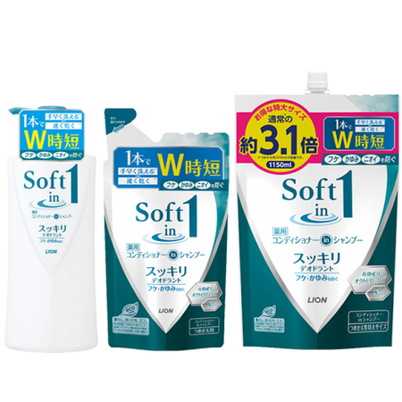 ソフトインワン　デオドラント　つめかえ　３７０ｍ