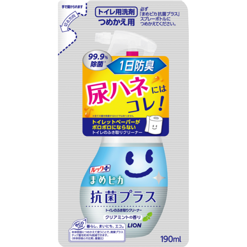 Beans Pika antibacterial plus toilet wiping cleaner replacement 190