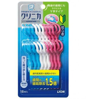 クリニカアドバンテージデンタルフロスＹ字　１８本