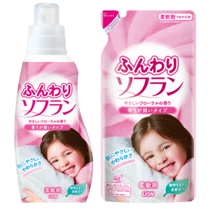 ライオン　ふんわりソフラン　つめかえ用　５００ｍｌ