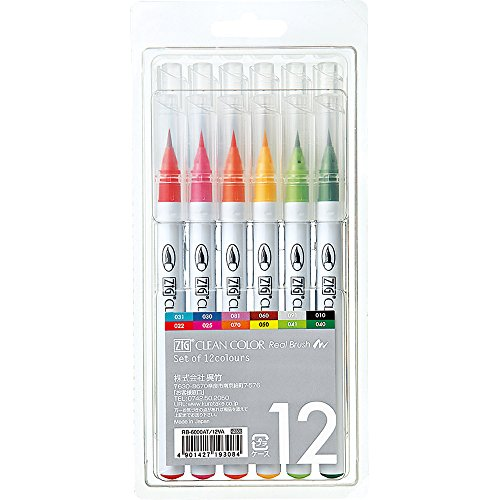 Kuretake ZIG clean color real brushed 12VARB-6000AT / 12VA