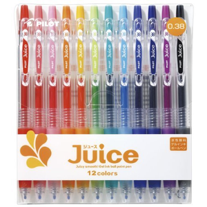 Pilot gel ballpoint pen juice LJU120UF-12C 0.38mm 12 color set
