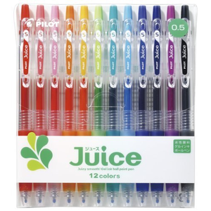 Pilot Gel Pen Juice LJU120EF-12C 0.5mm 12-color set