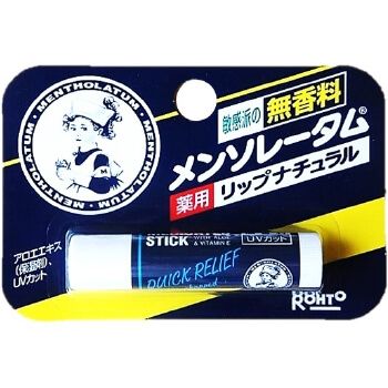 ロート製薬 Mentholatum 薬用リップ ナチュラル 4.5G