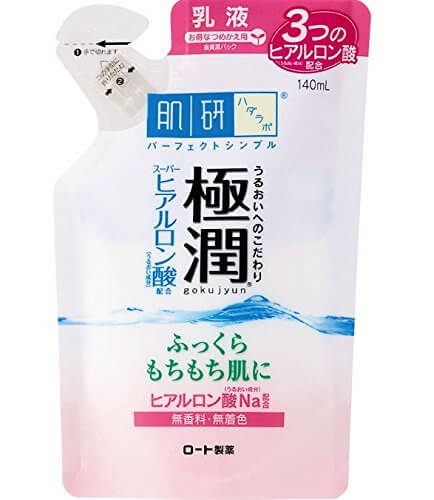 樂敦製藥 hada labo 樂敦皮膚實驗室Gokujun 140ML補充裝透明質酸乳液