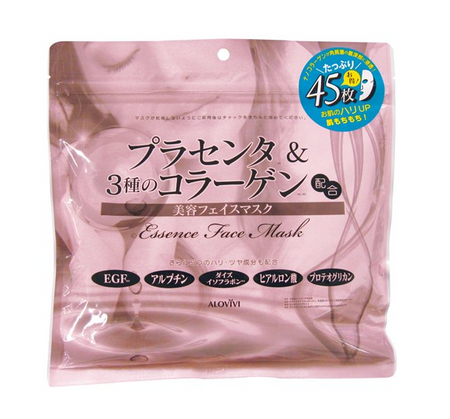 Aloviv 胎盘素胶原蛋白面膜 45片