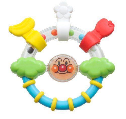 BabyLabo Anpanman NEW Baby's First Teething Rattle