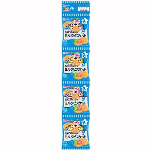 Baby Snacks - Milk Biscuits with Ca (4 Packets x 10g)