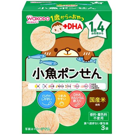 1歲以上兒童點心+DHA小魚乾3g x 3袋
