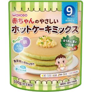 Pancake Mix for Babies - Spinach & Komatsuna (100g)
