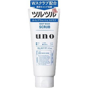 Shiseido Uno uno whip wash scrub 130g