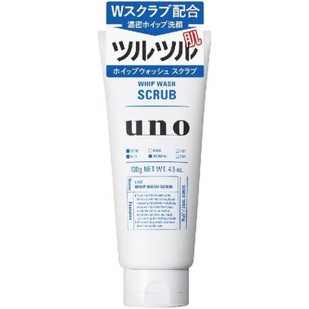 资生堂 Uno 泡沫洁面磨砂膏 130g