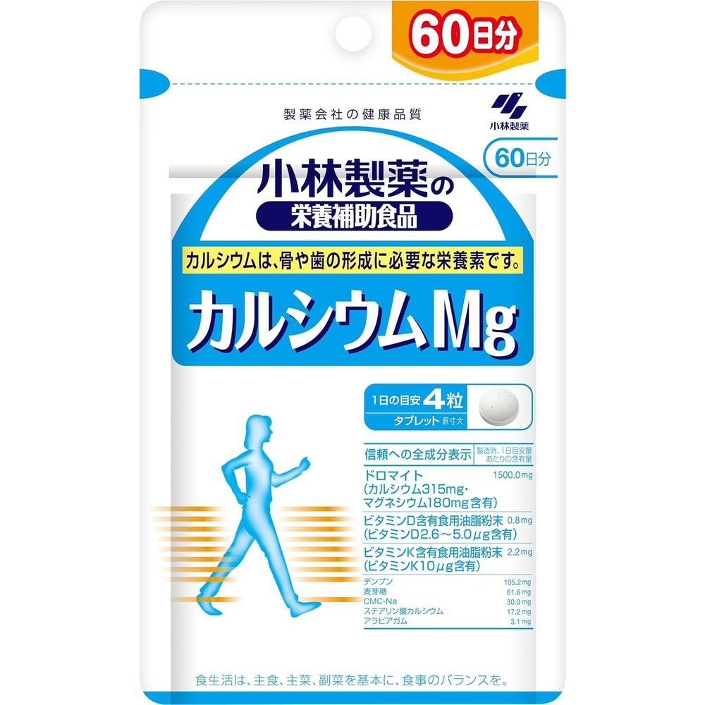 KOBAYASHI PHARMACEUTICALS NUTRIENT SUPPLEMENT FOOD Calcium Mg 240 tablets