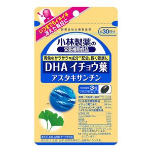 Kobayashi Pharmaceutical DHA Ginkgo biloba astaxanthin 90 capsules