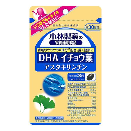 고바야시제약 DHA 은행잎 아스타잔틴 90정