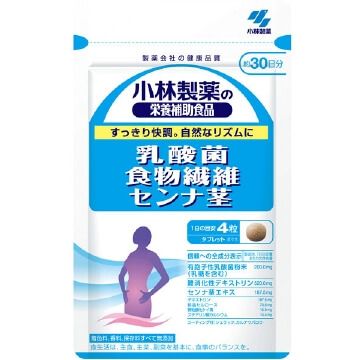 小林制药乳酸菌膳食纤维番泻叶茎120个胶囊