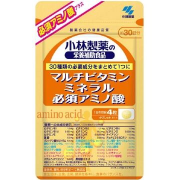 小林製藥複合維生素礦物質必需胺基酸 120片