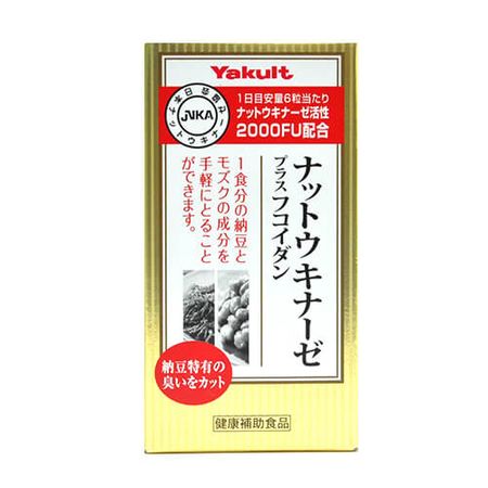 Yakult Health Foods Natto-kinase & Fucoidan (150 Tablets)
