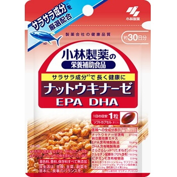 小林製藥 小林製藥的營養補助食品 小林製藥 納豆激酶EPA DHA 30粒