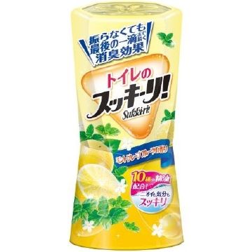 Sukkiri Toilet Air Freshener, Mint Grapefruit, 400 mL