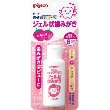 Pigeon ジェル状歯みがき いちご味 40ml