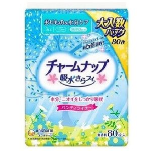 unicharm Charm Nap water further Fi panty liner 80 sheets