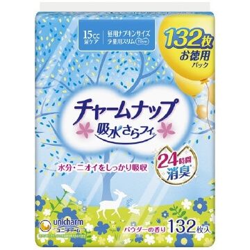 Unicharm Charm Nap Light Absorbency, 132 Pads