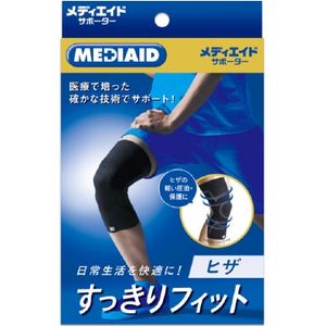MEDI-援助整齊配合膝蓋上的黑色