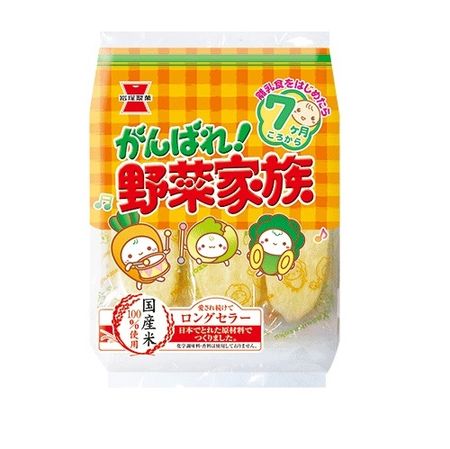 岩冢制果Ganbare！蔬菜家族 55g