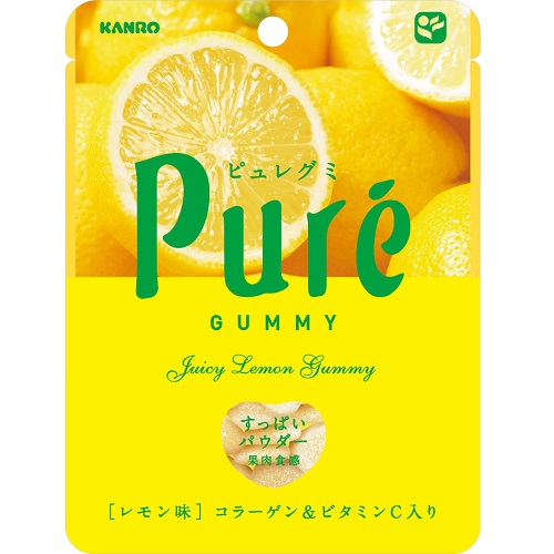 KANRO甘樂 Pure GUMMY 甘樂 Pure 檸檬軟糖