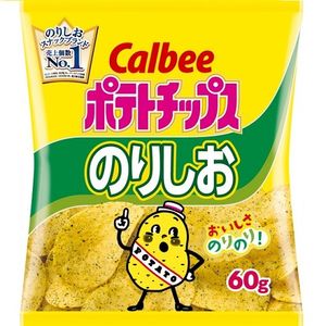 Calbee 가루비 포테이토칩 김소금 [노리시오] 맛 (60g)