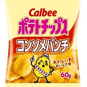 Calbee Potato Chips - Consommé Punch (60g)