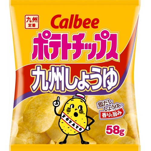 Calbee POTATO CHIPS(calbee) 薯片 九州醬油味