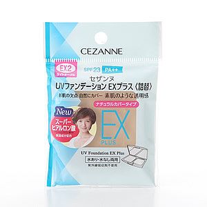 Cezanne UV 粉底液 EX Plus 替換裝 EX2 淺赭石色