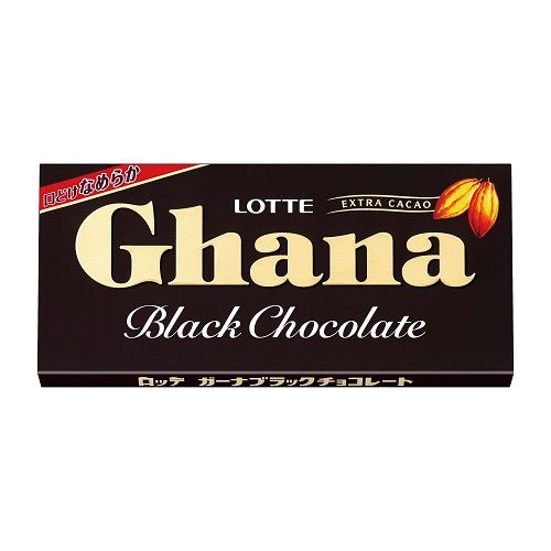 LOTTE 樂天 Ghana黑巧克力片裝