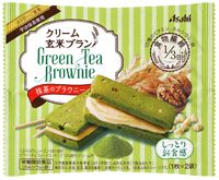 朝日奶油糙米茶麸的布朗尼70克