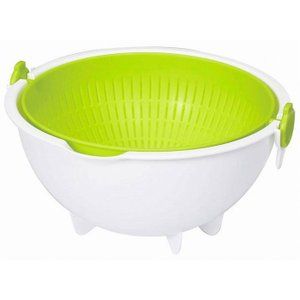 Spin wheel colander large green KK-308