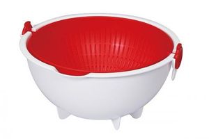 Spin Wheel Colander Large Red