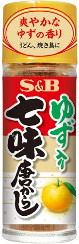 S&B食品 含有七味湯芥末14克S＆B柚子