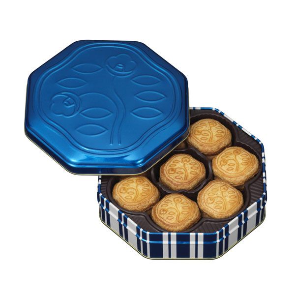 Shiseido Parlor Hanatsubaki biscuits (blue cans) 24 sheets