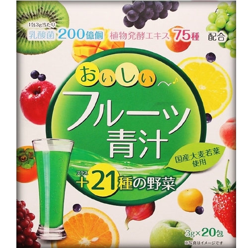 YUWA 美味的水果青汁60克(3G×20包)