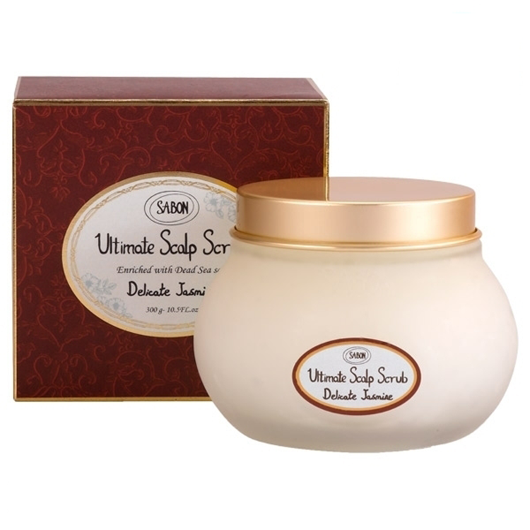 SABON head scrub delicate scalp massage fee jasmine 300g