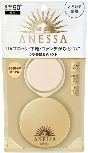 Shiseido ANESSA all-in-one beauty Pact 10g SPF50 + · PA +++ 1: slightly lighter Ocher of