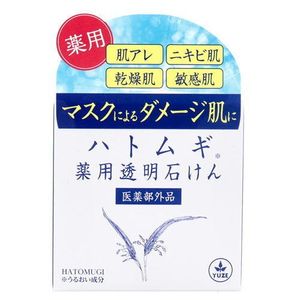 ユゼ ハトムギ 薬用透明石けん 90g