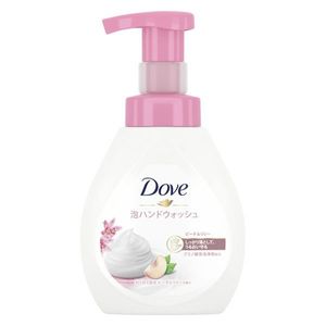 聯合利華日本Dove泡沫洗手液桃子和百合和樂心情桃子和百合香味補充裝430mL
