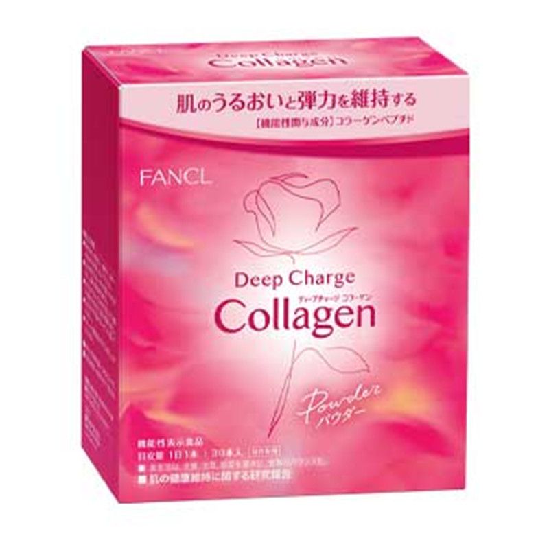 【新】FANCL ディープチャージ コラーゲン パウダー 30日分 （3.4g×30本） ｜ ドコデモ