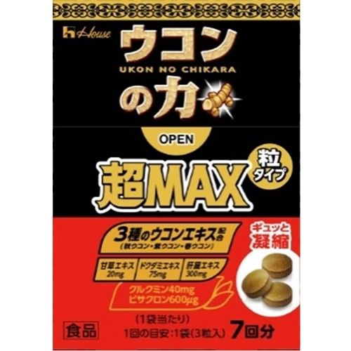 심황의 힘 초 MAX 알갱이 타입 7 회분 3 알갱이 × 7 봉지