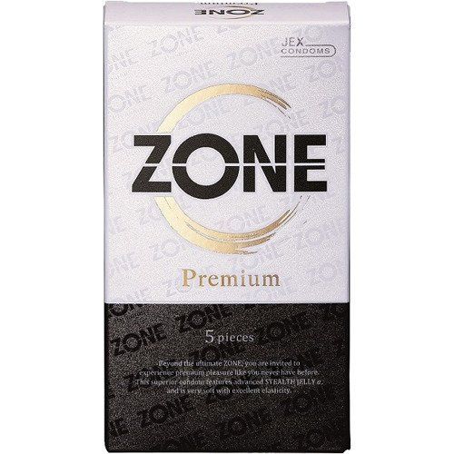 ジェクス ZONE コンドーム プレミアム ラテックス製 5個入